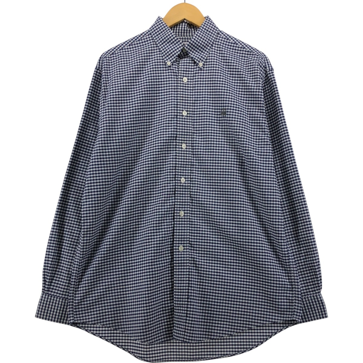古着 ブルックスブラザーズ Brooks Brothers Est.1818 長袖 ボタンダウンチェックシャツ メンズM相当/eaa576706