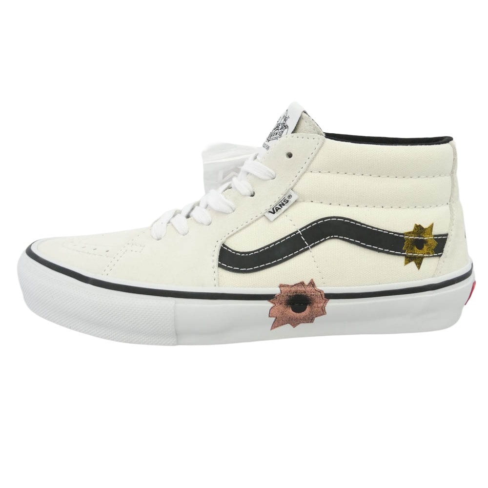 Supreme シュプリーム VANS バンズ 25SS x Nate Lowman x Vans ネイトロウマン バンズ Skate Grosso Mid Bullet Hole スケートグロッソ ミッド バレットホール 26cm【極上美品】【中古】