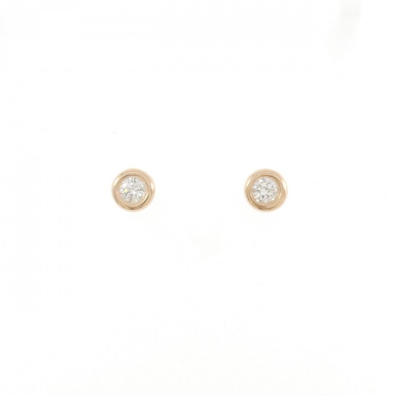 ティファニー バイザヤード ピアス 0.20CT