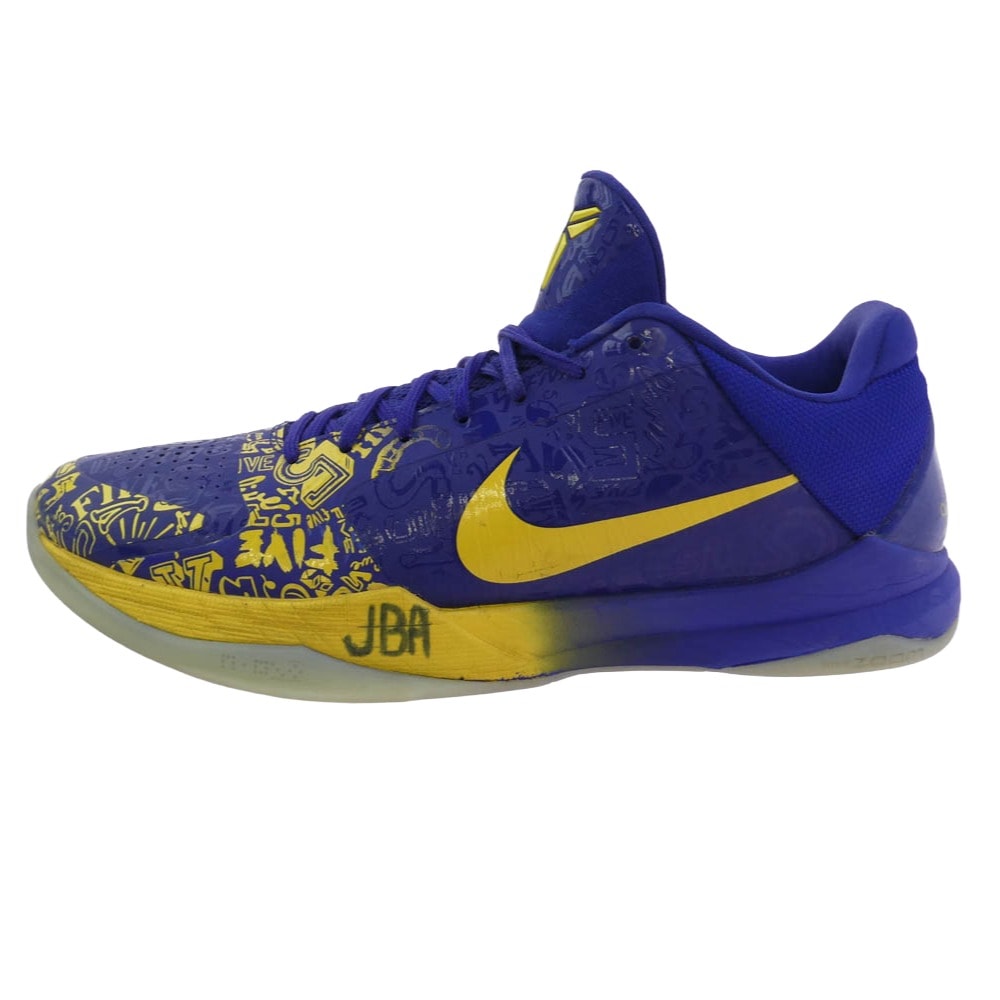 NIKE ナイキ スニーカー CD4991-400 Kobe 5 Protro 5 Rings コービー5 プロトロ スニーカー パープル系 イエロー系 32cm【中古】