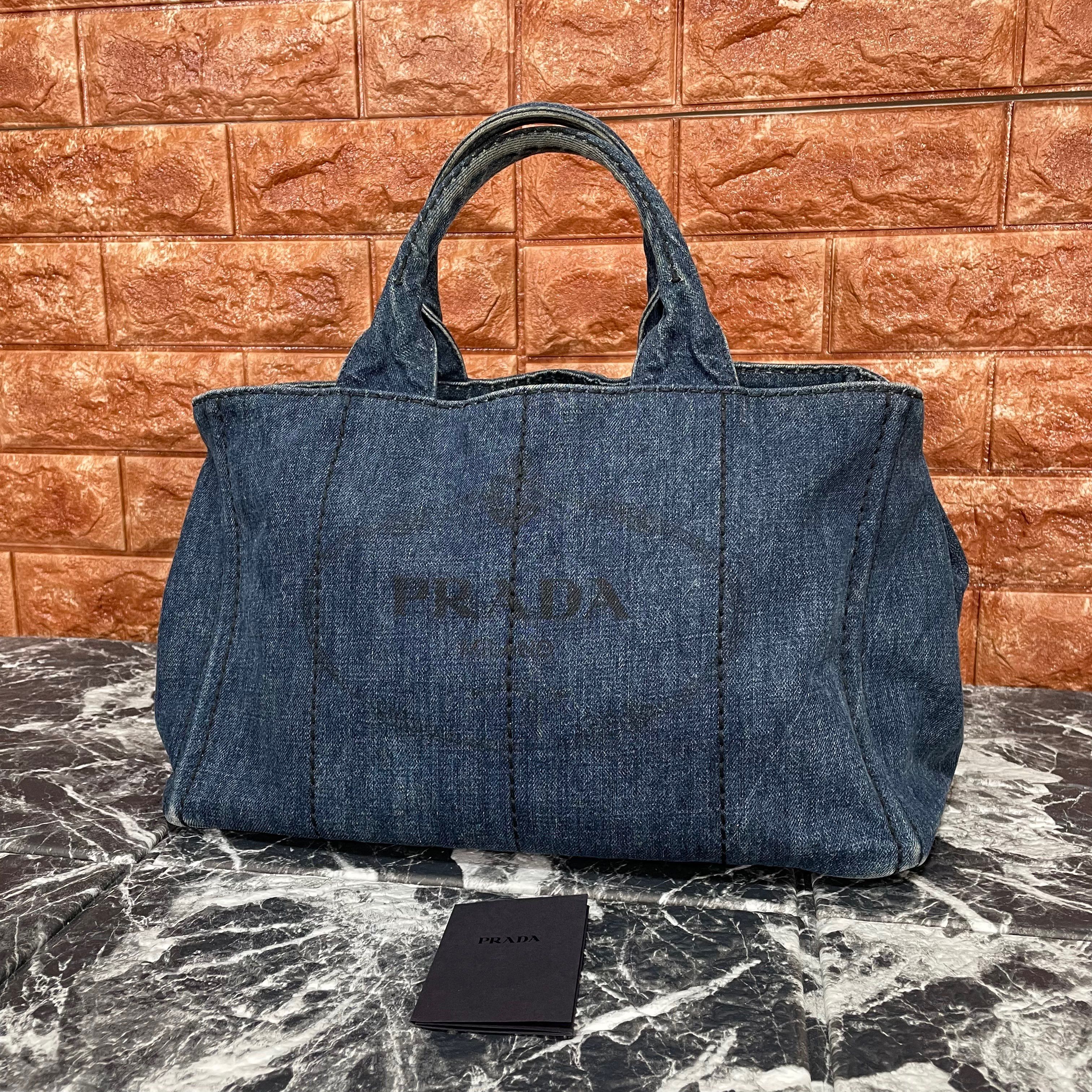 PRADA カナパ デニム トートバッグ プラダ