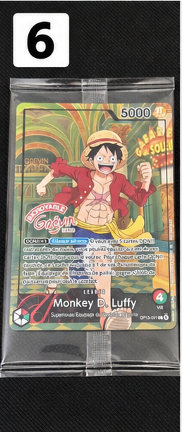 CHNAN ONE PIECE グレヴァン美術館 プロモカード ルフィ モンキー・D