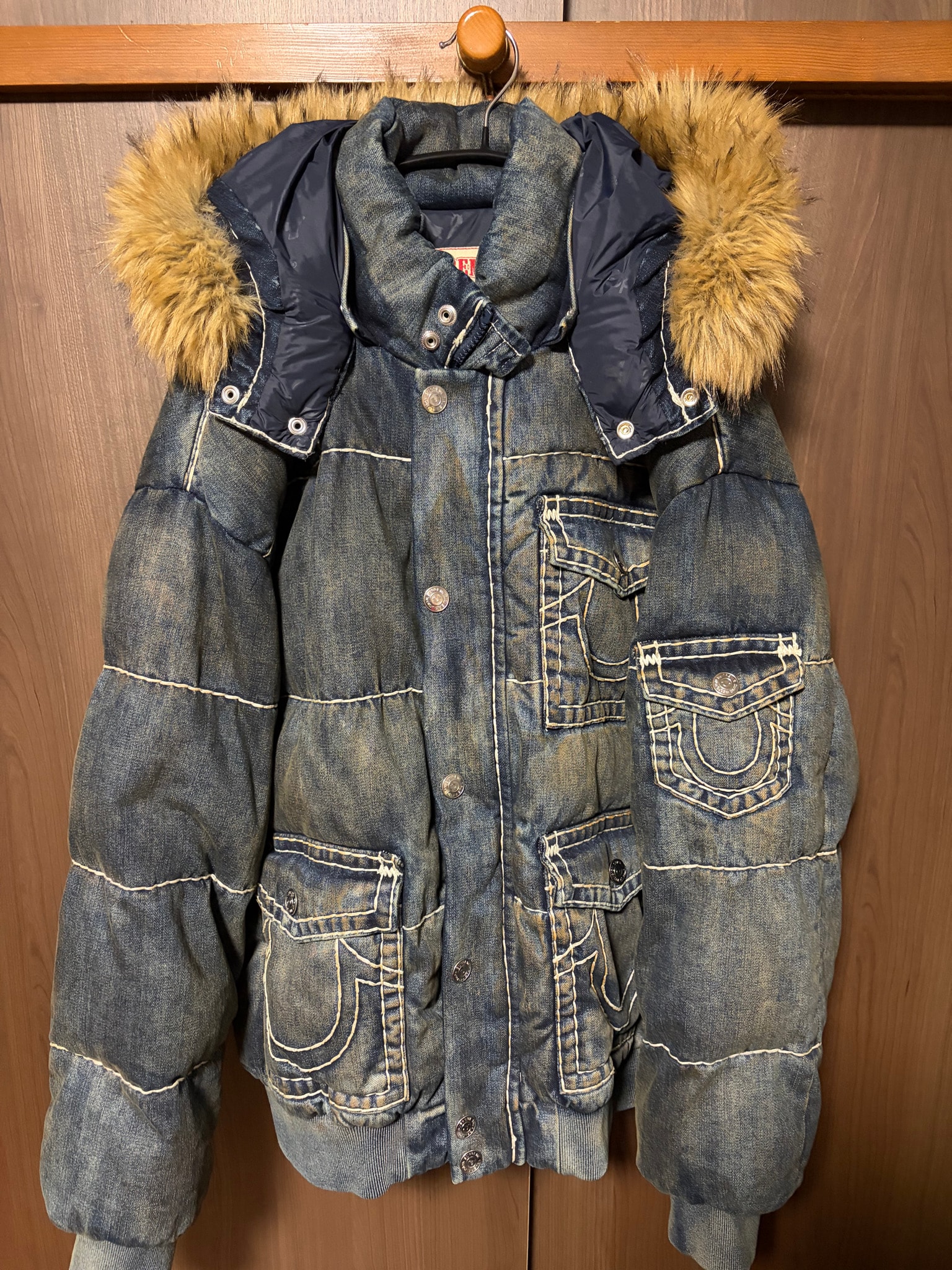 Supreme x True Religion Puffer Jacket "Indigo"