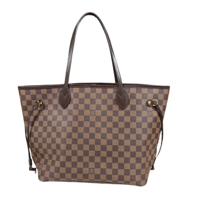 ルイヴィトン ネヴァーフルMM ダミエ トートバッグ ダミエキャンバス N51105 ブラウン レディース LOUIS VUITTON 中古