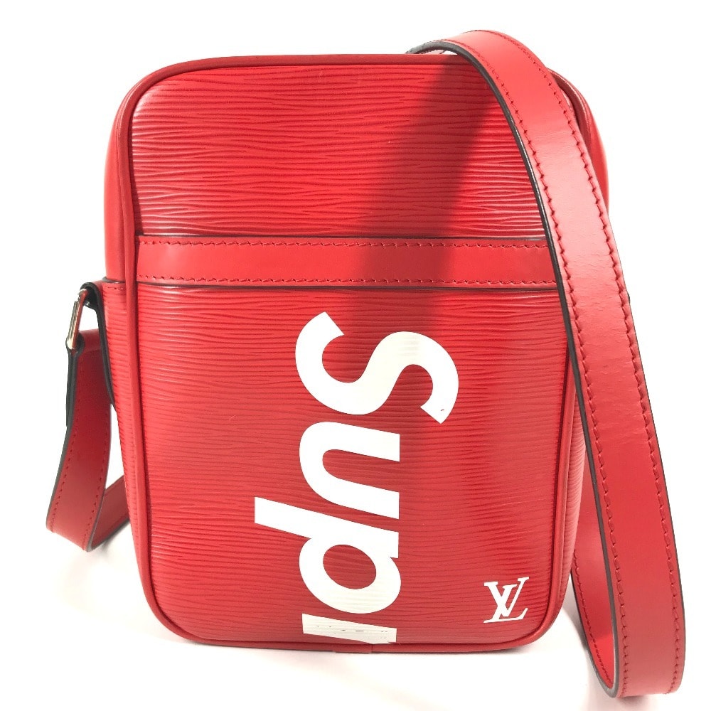 ルイヴィトン LOUIS VUITTON ダヌーブPM ダヌーブ PM M53417 エピ supreme シュプリーム コラボ カバン 斜め掛け ポシェット ショルダーバッグ エピレザー レッド
