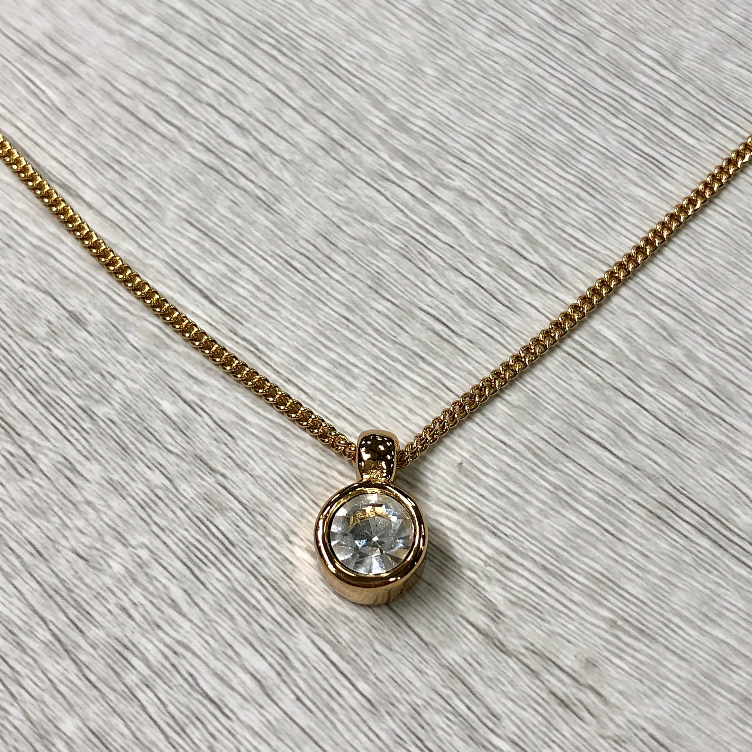 ディオール ネックレス ゴールド