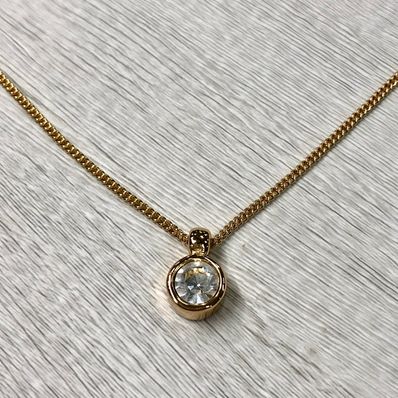 ディオール ネックレス ゴールド