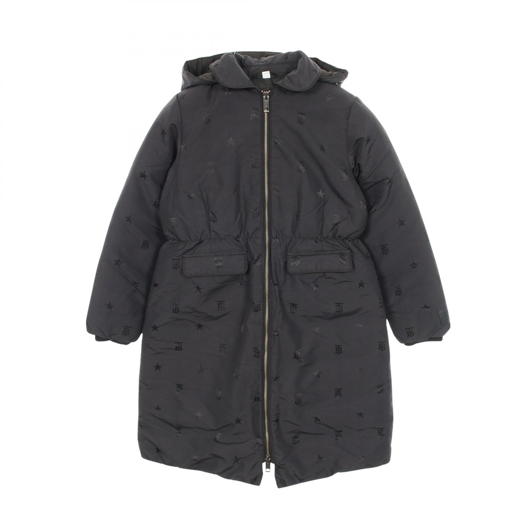 バーバリー BURBERRY ダウンジャケット 衣料品 アウター ポリエステル レディース ブラック系 【中古】