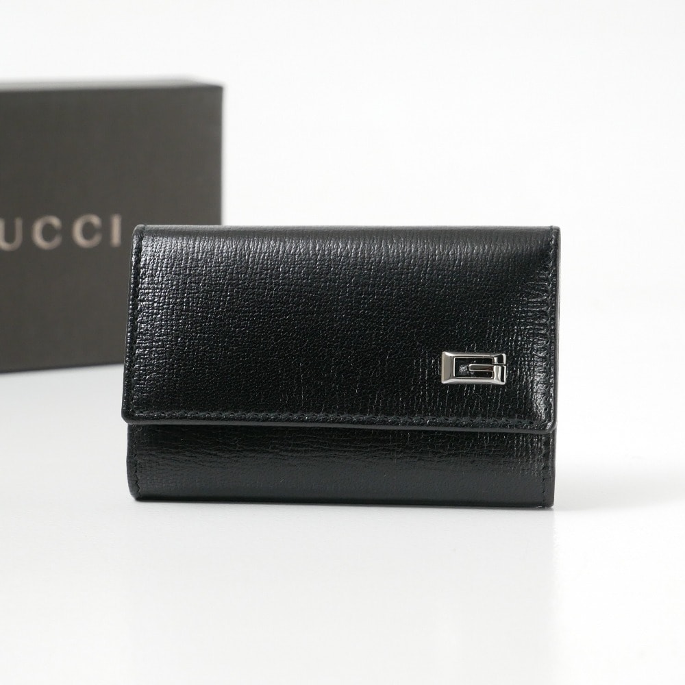 GUCCI グッチ キーケース メタルGロゴ 6連 レザー ブランド古着【中古】20260805/RB0280
