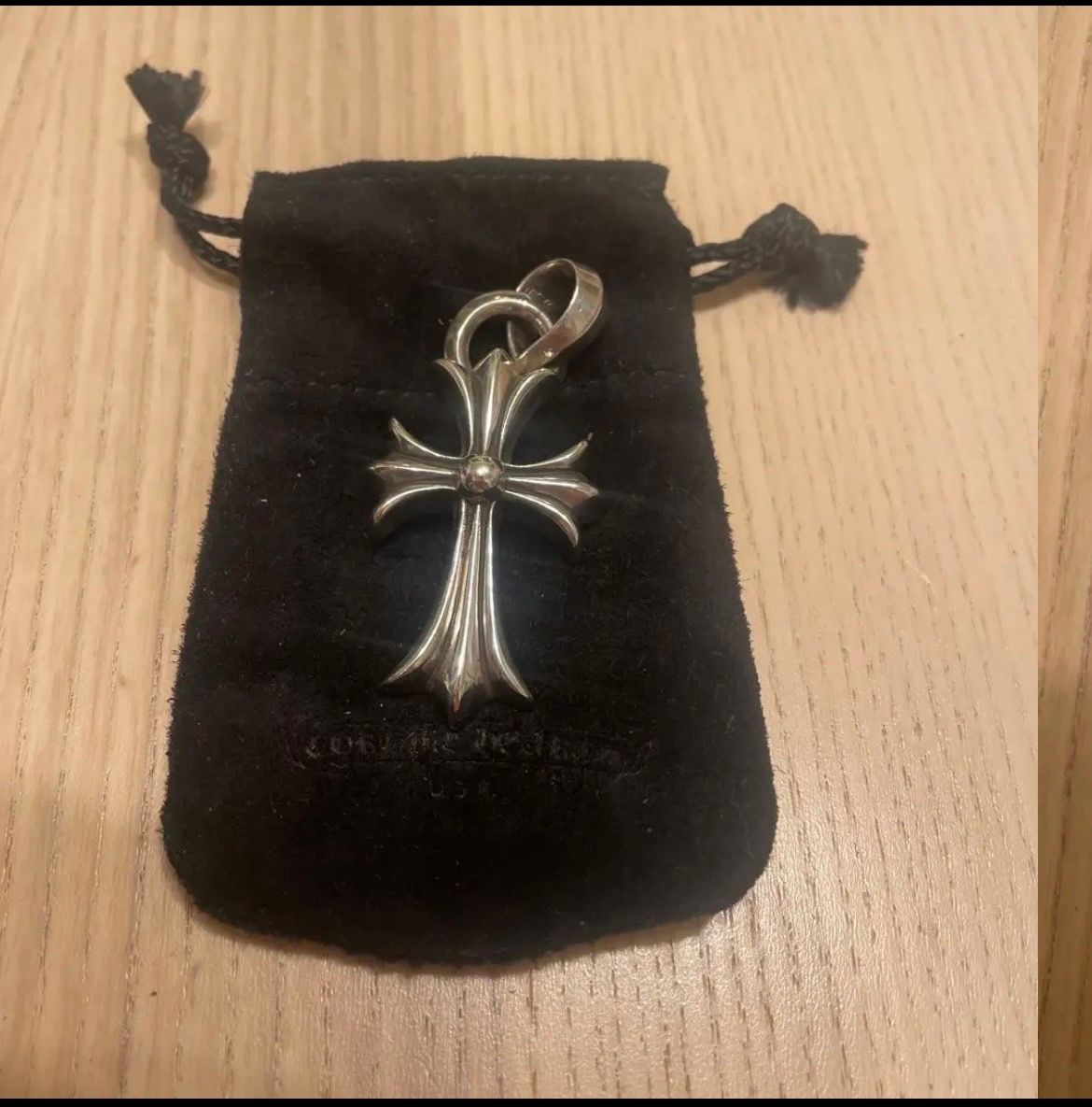 Chrome Hearts CH Cross Pendant Small / Plain Bail "Silver"