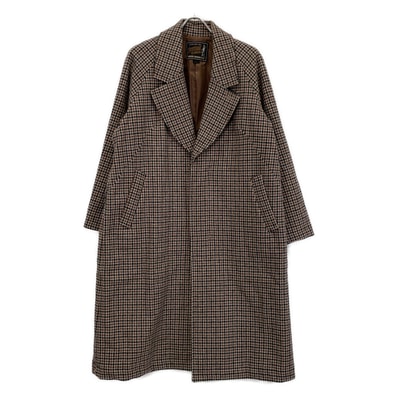 ヒステリックグラマー 01183AC03 ブラウン ノッチドラペルロングコート