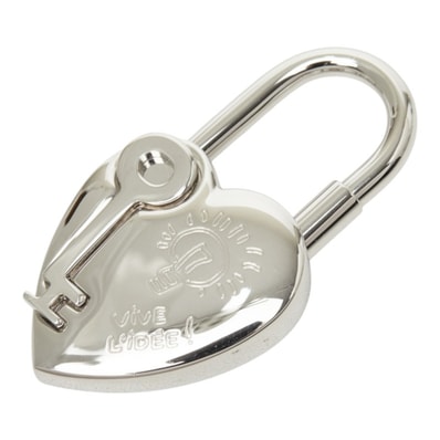 エルメス ハート ファンタジー 2004 カデナ チャーム ペンダントトップ シルバー メタル レディース HERMES 中古