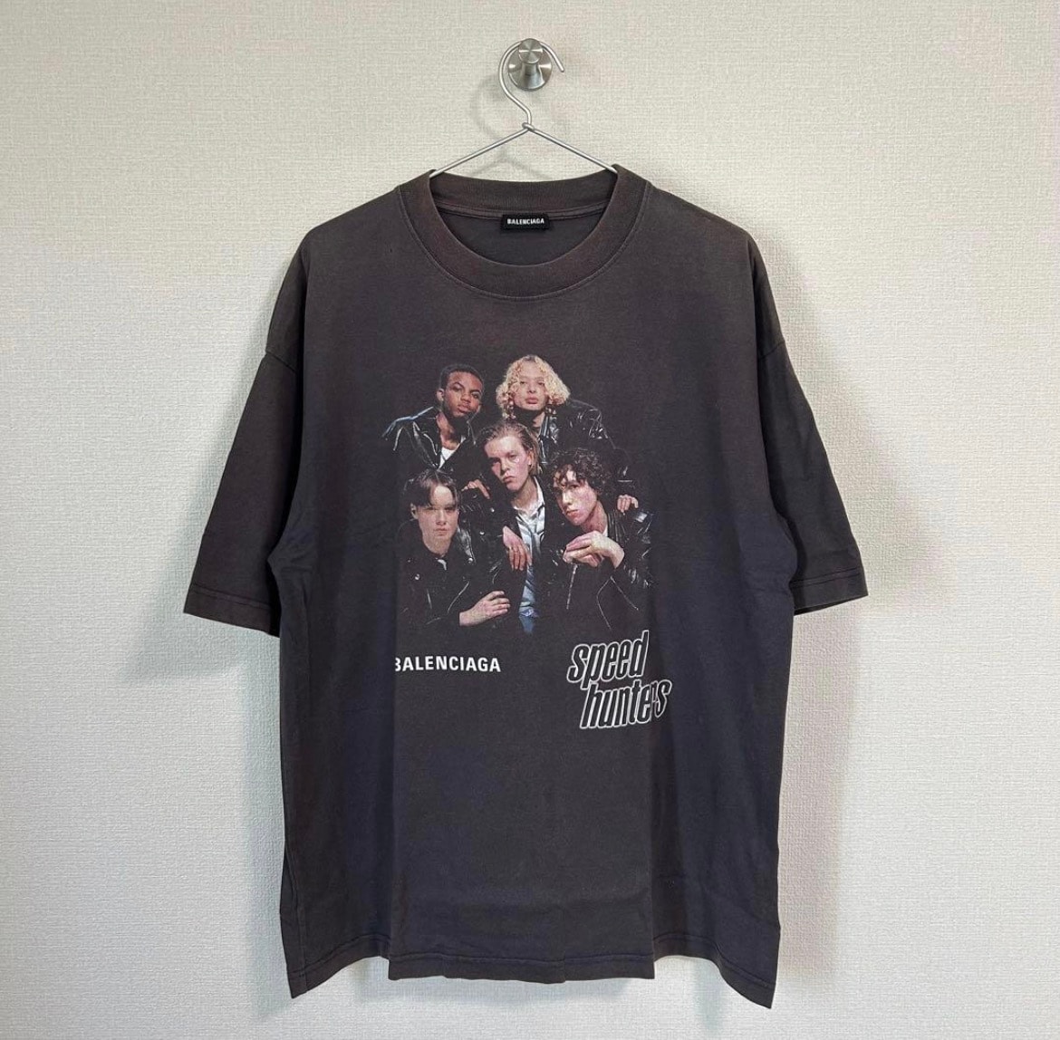 BALENCIAGA Speed Hunters Print T-Shirt "Black"