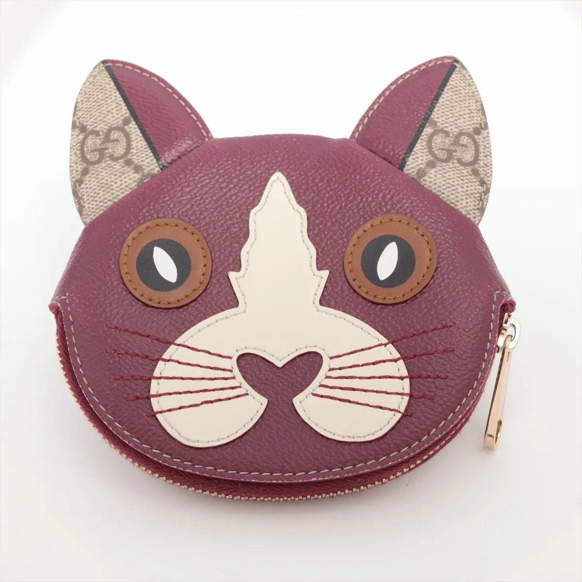 B (目立った傷や汚れなし)】□美品 グッチ GGスプリームキャット 