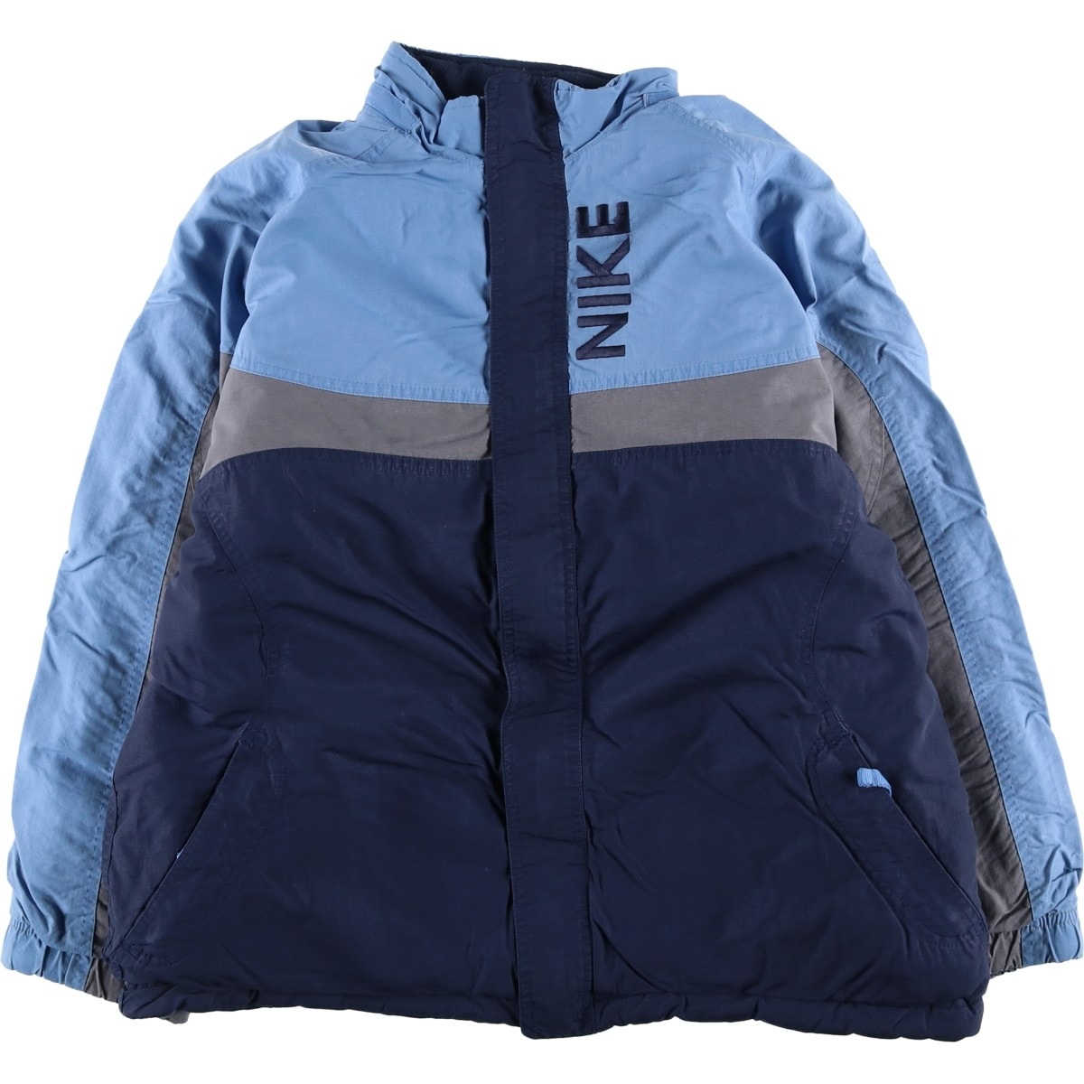 古着 00年代 ナイキ NIKE リバーシブル 中綿ジャケット パファージャケット レディースXL相当/eaa607905