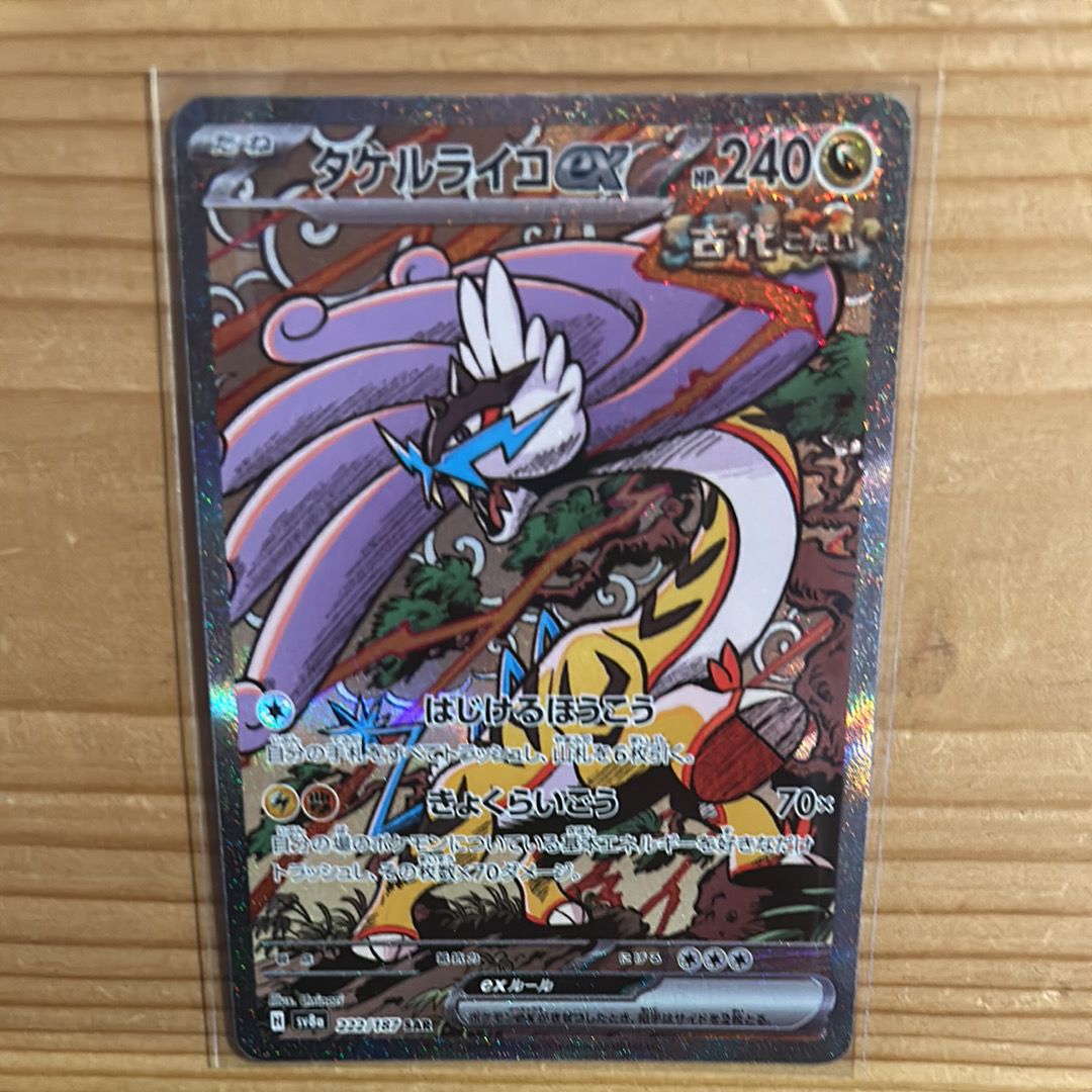 タケルライコex SAR [SV8a 222/187](ハイクラスパック「テラスタルフェスex」)