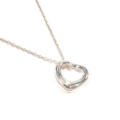 ティファニー ネックレス オープンハート エルサペレッティ シルバー