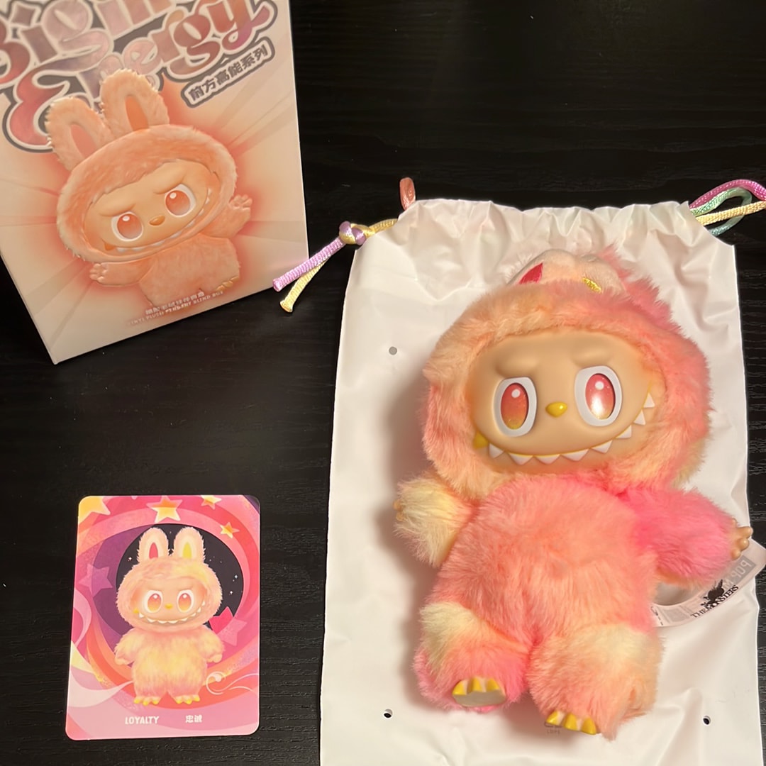 POP MART THE MONSTERS (LABUBU) Big into Energy Series Plush Pendant LOYALTY