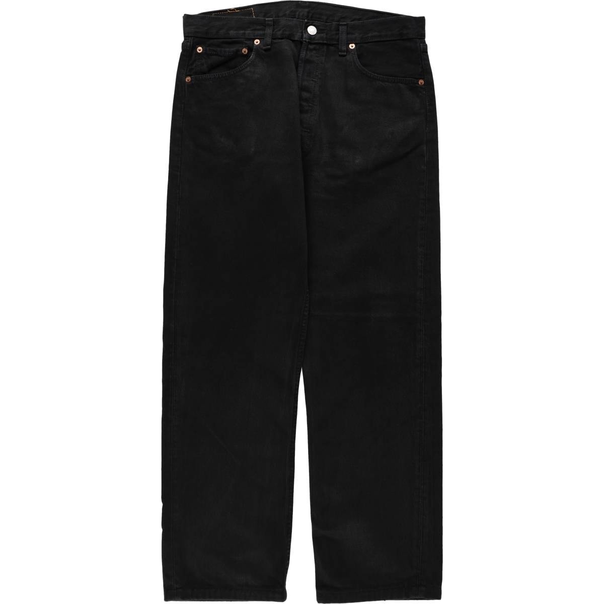 古着 リーバイス Levi's 501 ブラックデニム ストレートデニムパンツ メンズw34相当/eaa671326