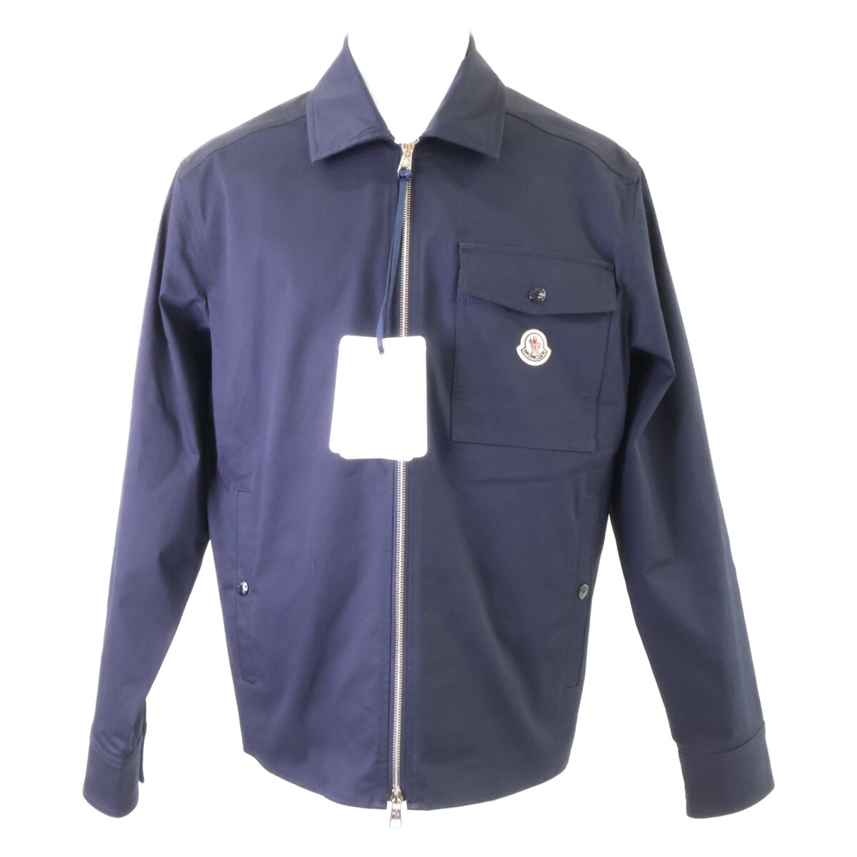 モンクレール 新品同様 25年製 CAMICIA キャバジン ジップアップジャケット M
