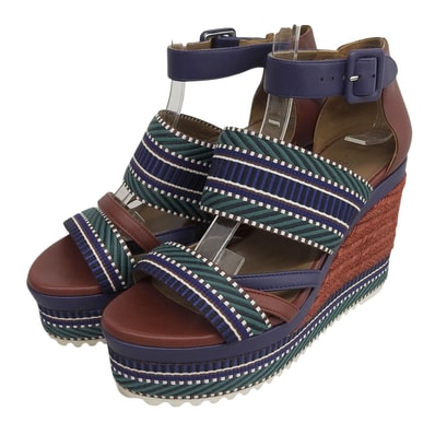 極美品 エルメス サンダル ローマ エスパドリーユ 181094Z