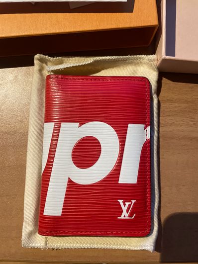Supreme / Louis Vuitton Pocket Organizer "Red"