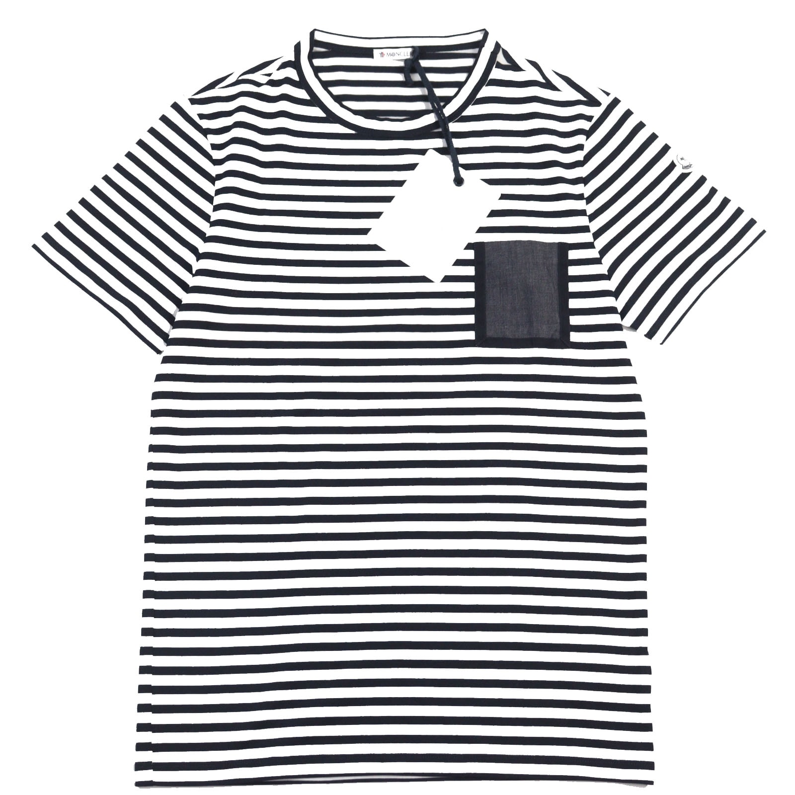 未使用品 モンクレール
 半袖Ｔシャツ ホワイト ネイビー メンズ XS