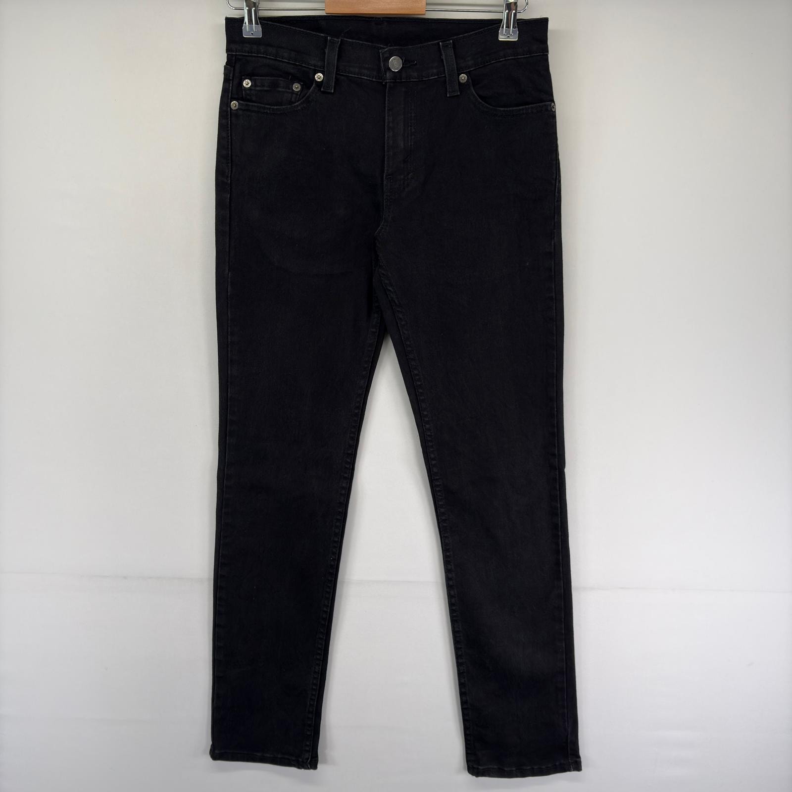 古着 リーバイス Levi's デニム パンツ Gパン スリムフィット ジップ 5ポケット ブラックデニム 511 w30 L32  ブラック系 メンズ