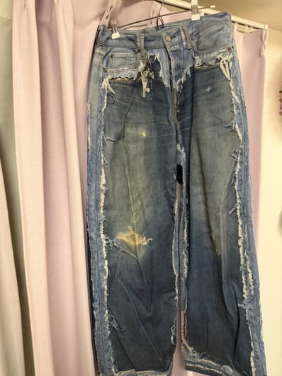 Acne Studios Trompe L'oeil Jeans - 1981 "Mid Blue"
