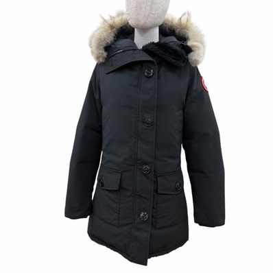 良品 カナダグース ダウンコート BRONTE PARKA 黒 S 2603JL