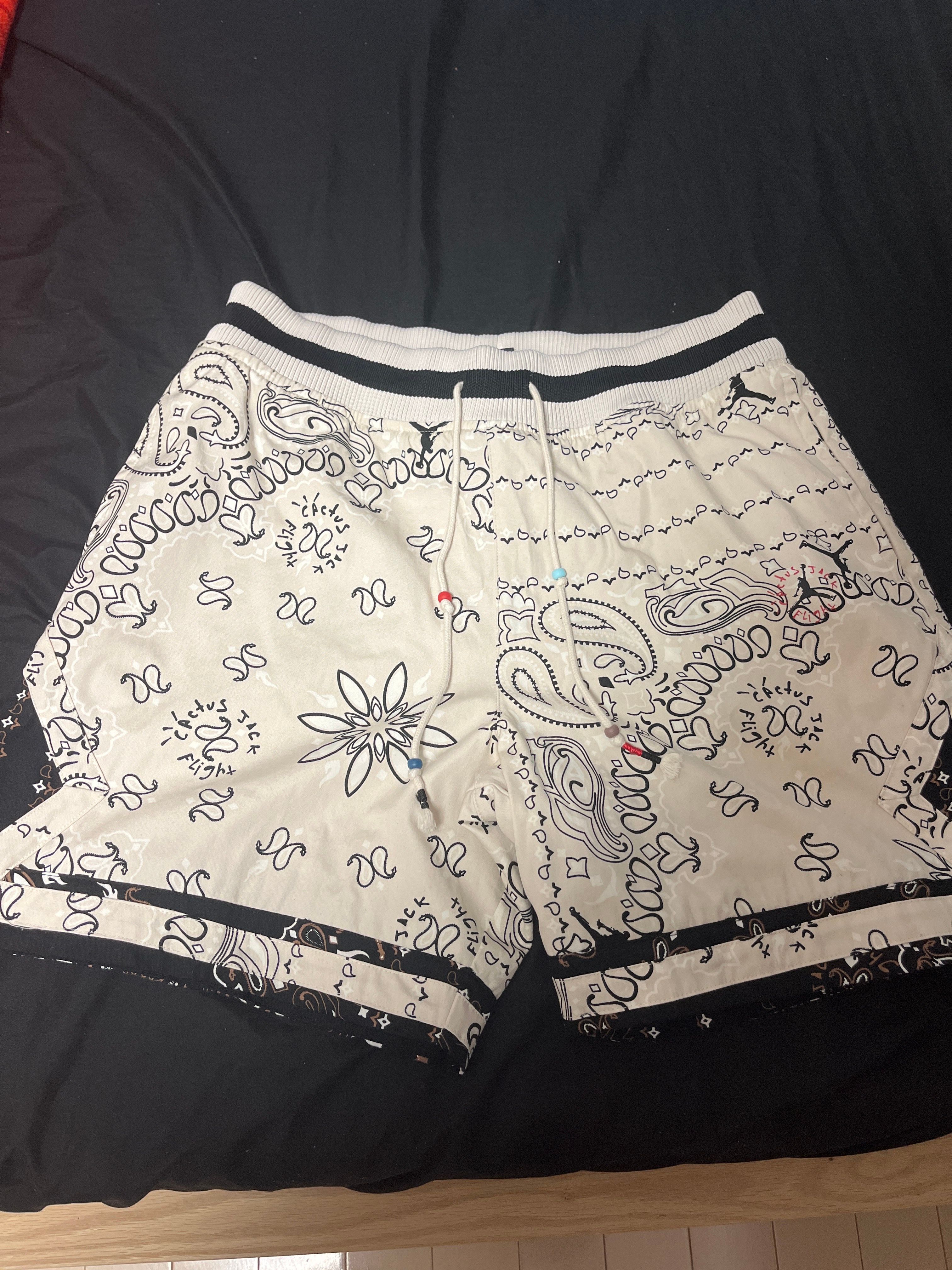 Travis Scott x Air Jordan Brand M J TS Short "Orewood/Black"