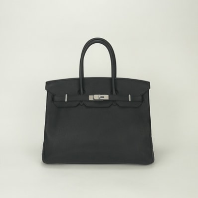 エルメス HERMES バーキン35 バーキン 35 バッグ トートバッグ トゴ ノワール Noir ブラック Black 黒 シルバー金具 ハンドバッグ