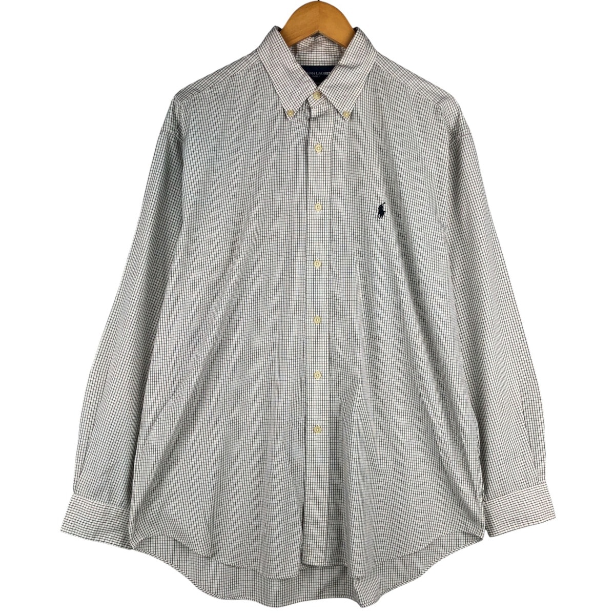 古着 ラルフローレン Ralph Lauren RALPH LAUREN GOLF TILDEN 長袖 ボタンダウンチェックシャツ メンズXL相当/eaa590983