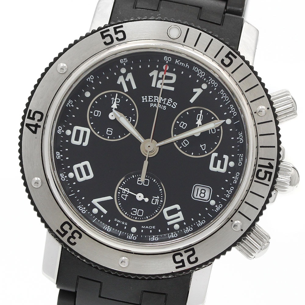 エルメス クリッパー ダイバー CL2.915 メンズ 【中古】