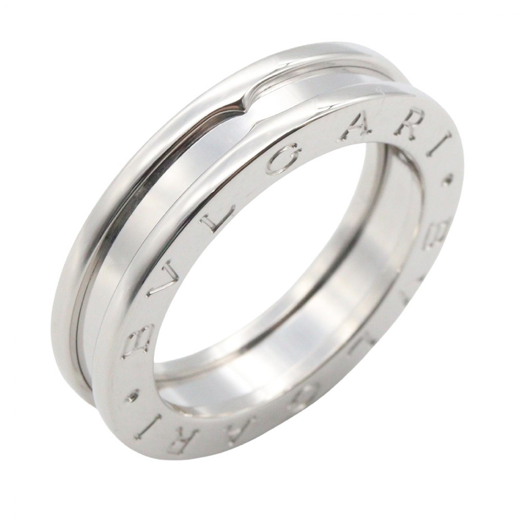ブルガリ BVLGARI B-zero1 ビーゼロワン リング リング・指輪 ジュエリー K18WG(ホワイトゴールド) メンズ レディース シルバー系 【中古】