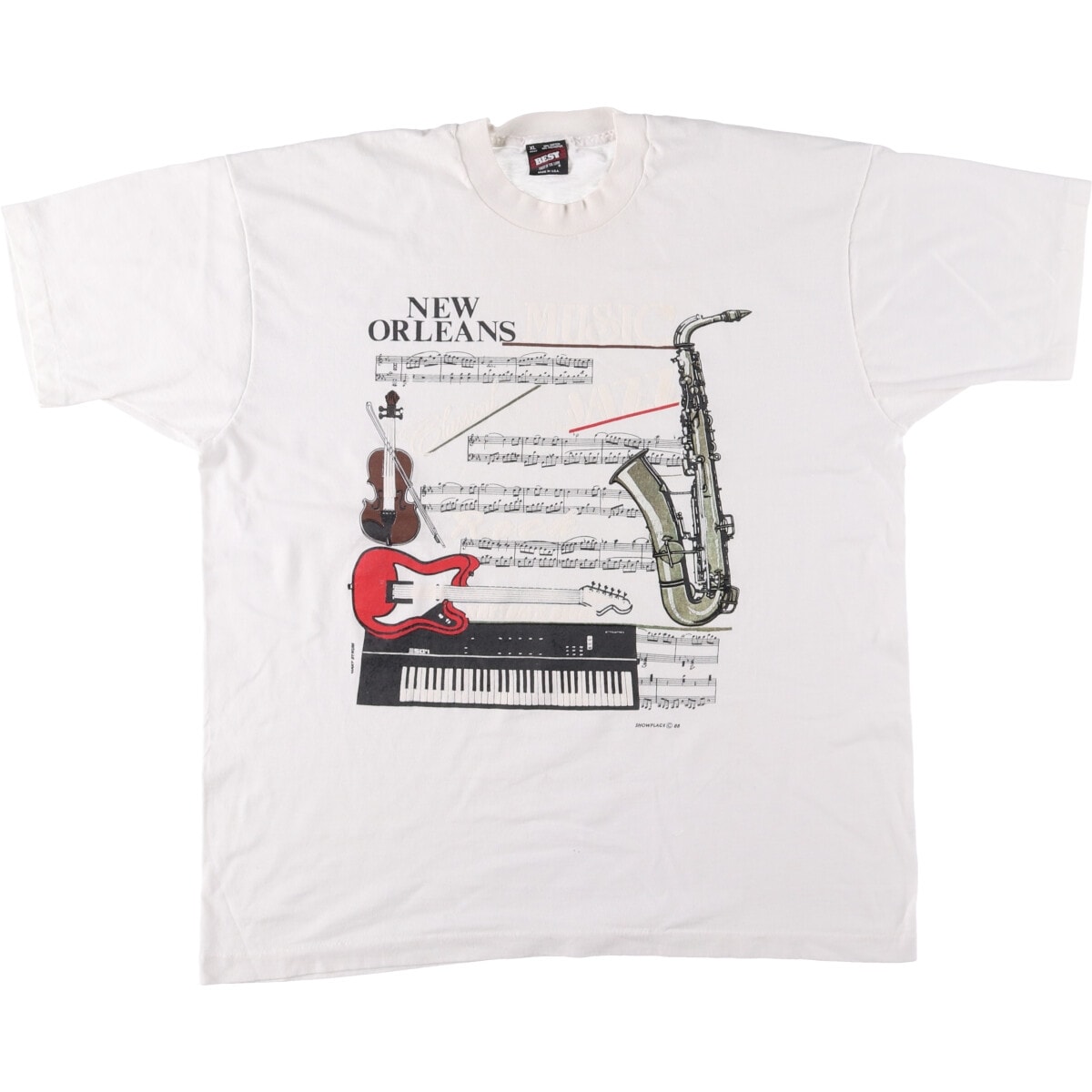 古着 90年代 フルーツオブザルーム FRUIT OF THE LOOM BEST バンドTシャツ バンT USA製 メンズXL相当 ヴィンテージ/eaa529175