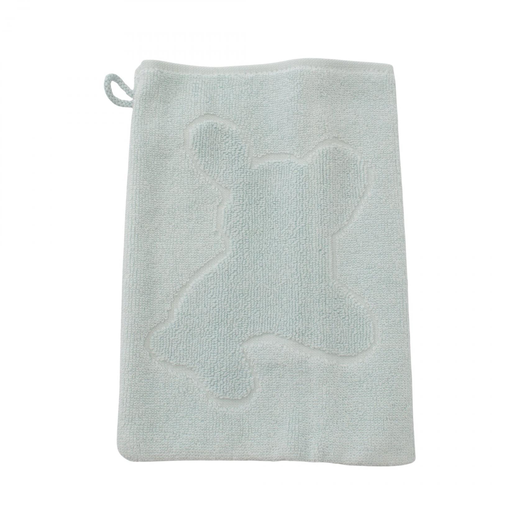 エルメス HERMES アダダ ベビー バスミトン タオル 衣料品 コットン / レーヨン メンズ レディース グリーン系 【新品】