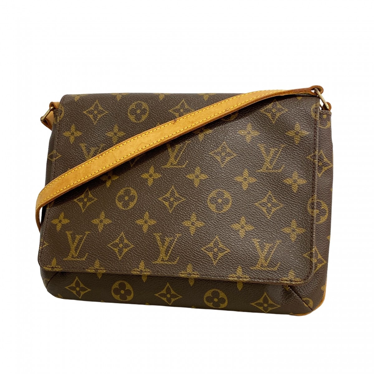 【6dc3935】ルイヴィトン ショルダーバッグ モノグラム ミュゼットタンゴショートストラップ M51257 ブラウン【中古】レディース