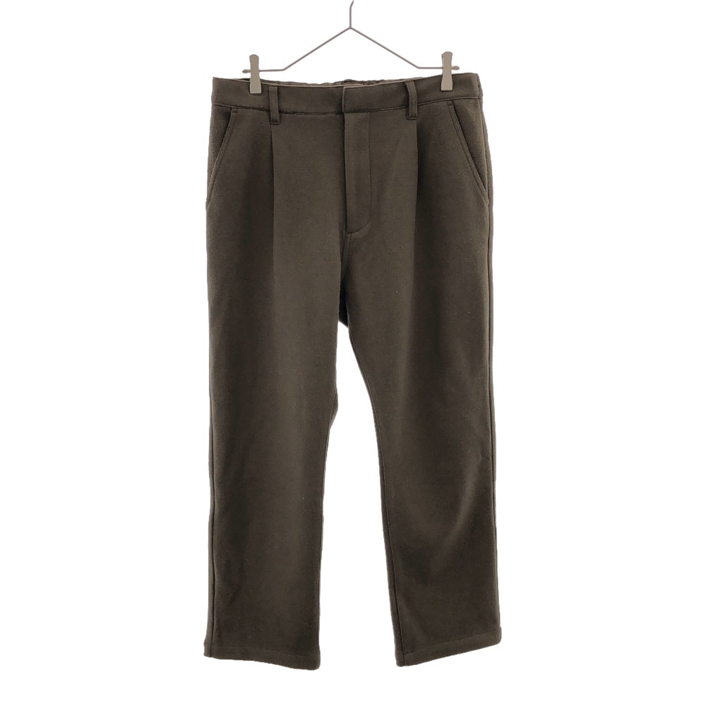 BEAMS HEART ビームスハート ワイドパンツ L ブラウン 後ろウエストゴム