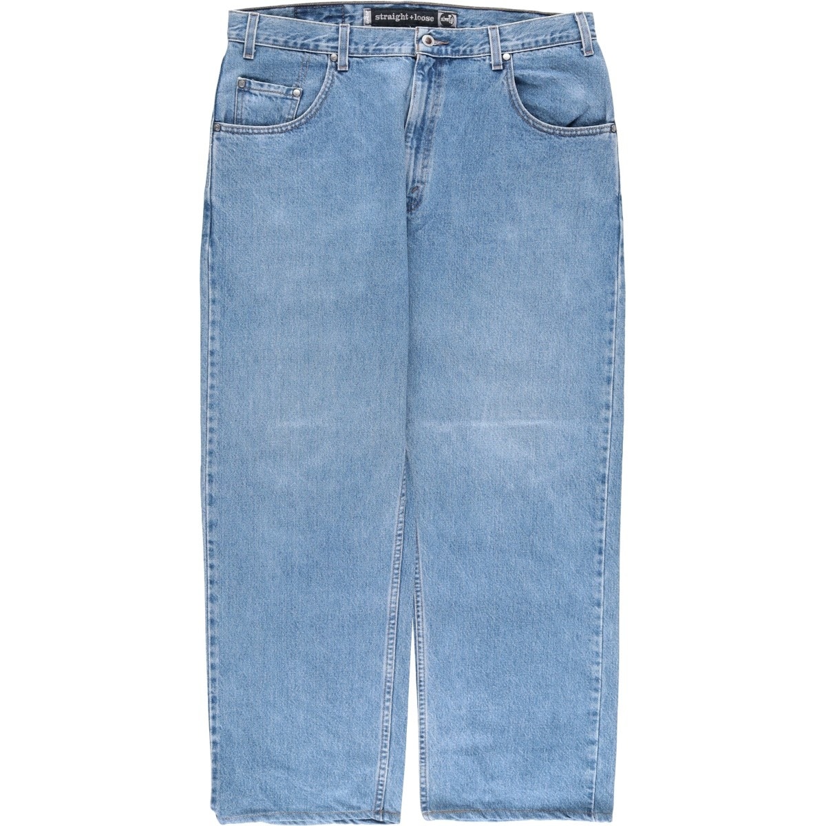 古着 90年代 リーバイス Levi's SILVER TAB シルバータブ STRAIGHT+LOOSE ストレートルーズ ストレートデニムパンツ メンズw37相当 ヴィンテージ/evb033327