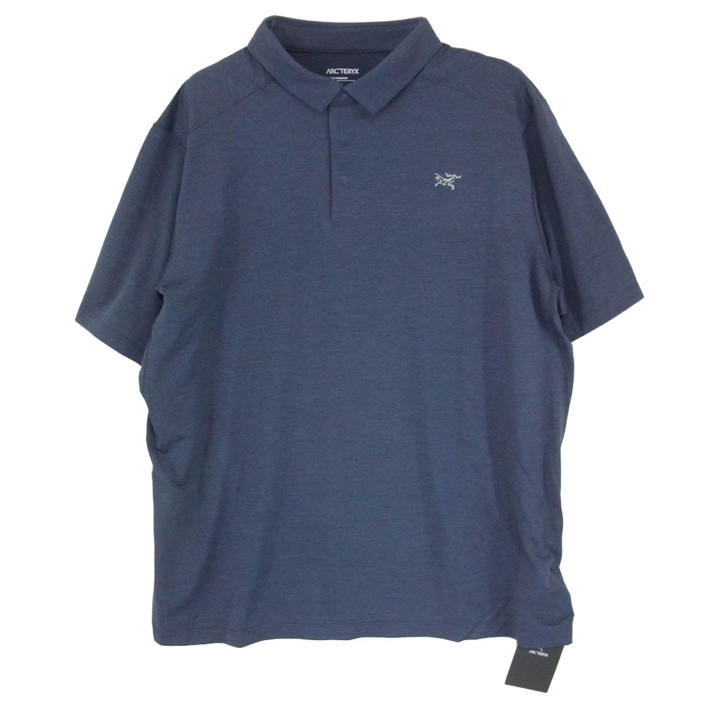 ARC'TERYX アークテリクス ポロシャツ X000009705 CORMAC POLO コーマック ポロ ショートスリーブ シャツ ネイビー系 L【極上美品】【中古】