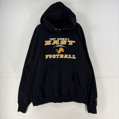 古着 00’s/00年代 チャンピオン Champion パーカー プルオーバー スウェット プレミアム リバースウィーブ XL ブラック 無地 メンズ