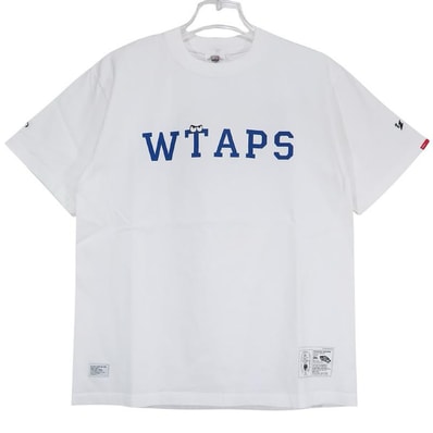 WTAPS ダブルタップス x VANS SYNDICATE TEE バンズ シンジケート Tシャツ ホワイト ブルー ショートスリーブ 半袖 サイズM
