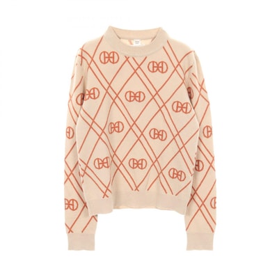 エルメス HERMES Hロンド ニット 衣料品 トップス カシミヤ ベージュ レディース ベージュ系 / ブラウン系 2E2632DT 【中古】