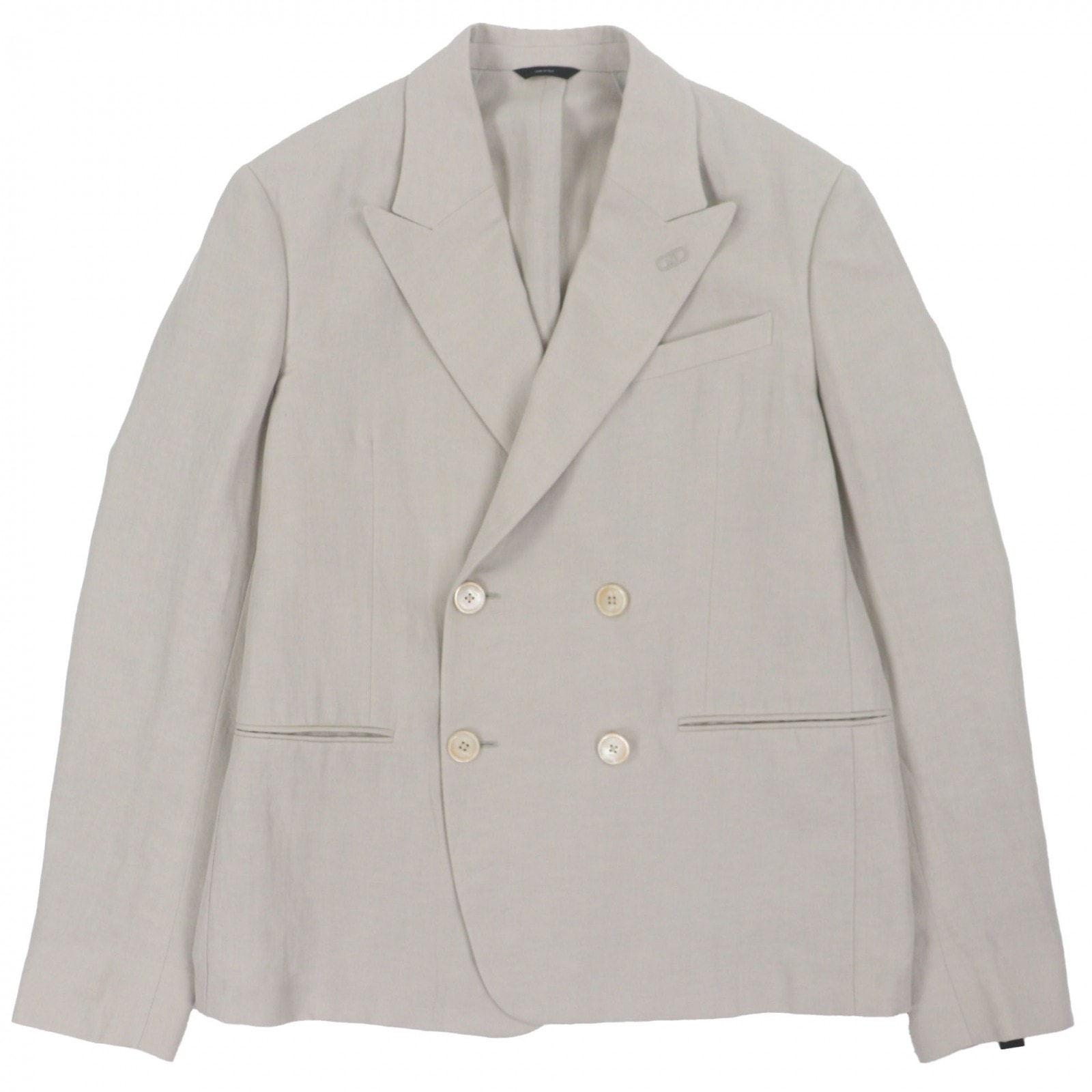 未使用品 フェンディ テーラードジャケット ベージュ メンズ 46 FJ0748