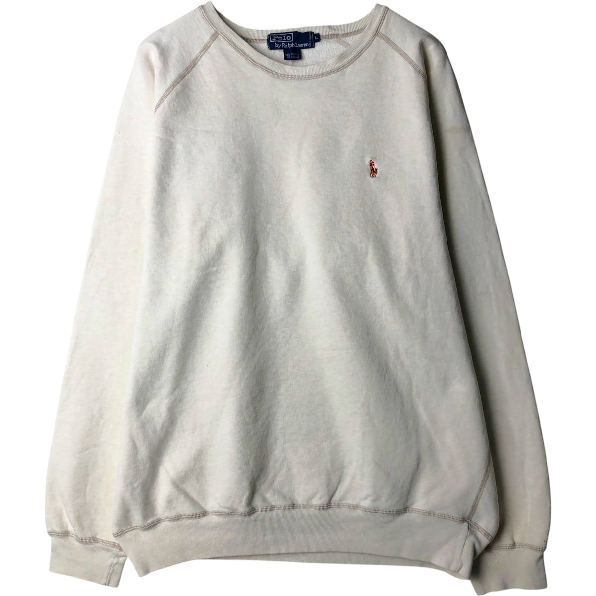 古着 ラルフローレン Ralph Lauren POLO by Ralph Lauren ワンポイントロゴスウェットシャツ トレーナー メンズL相当/eaa624680