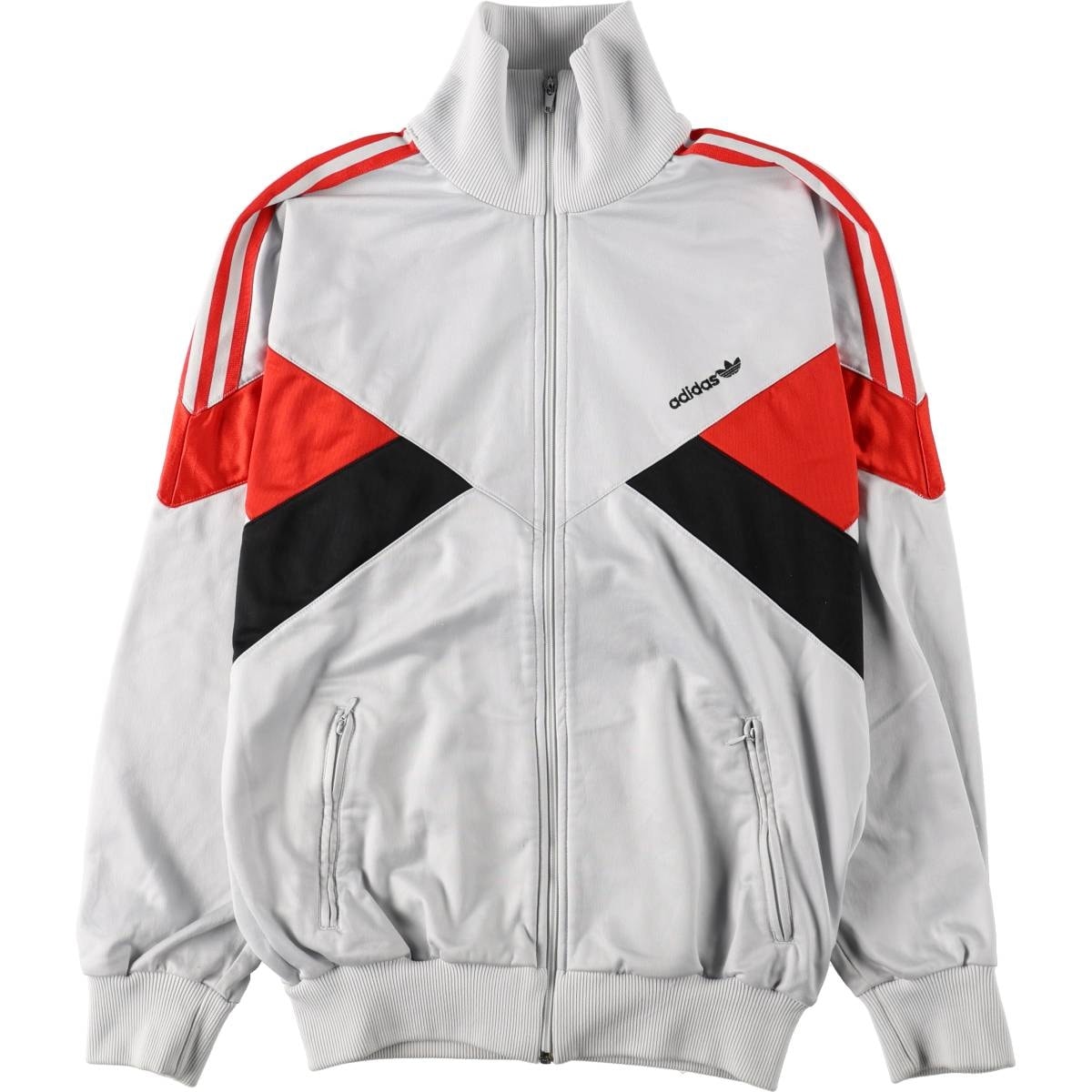 古着 80~90年代 アディダス adidas トレフォイルロゴ ジャージ トラックジャケット メンズM相当 ヴィンテージ/eaa672273