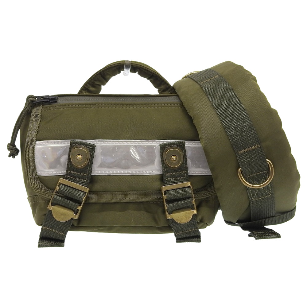 ポーター sacai porter Messenger Small Bag ボディバッグ レディース カーキ 22-0329S