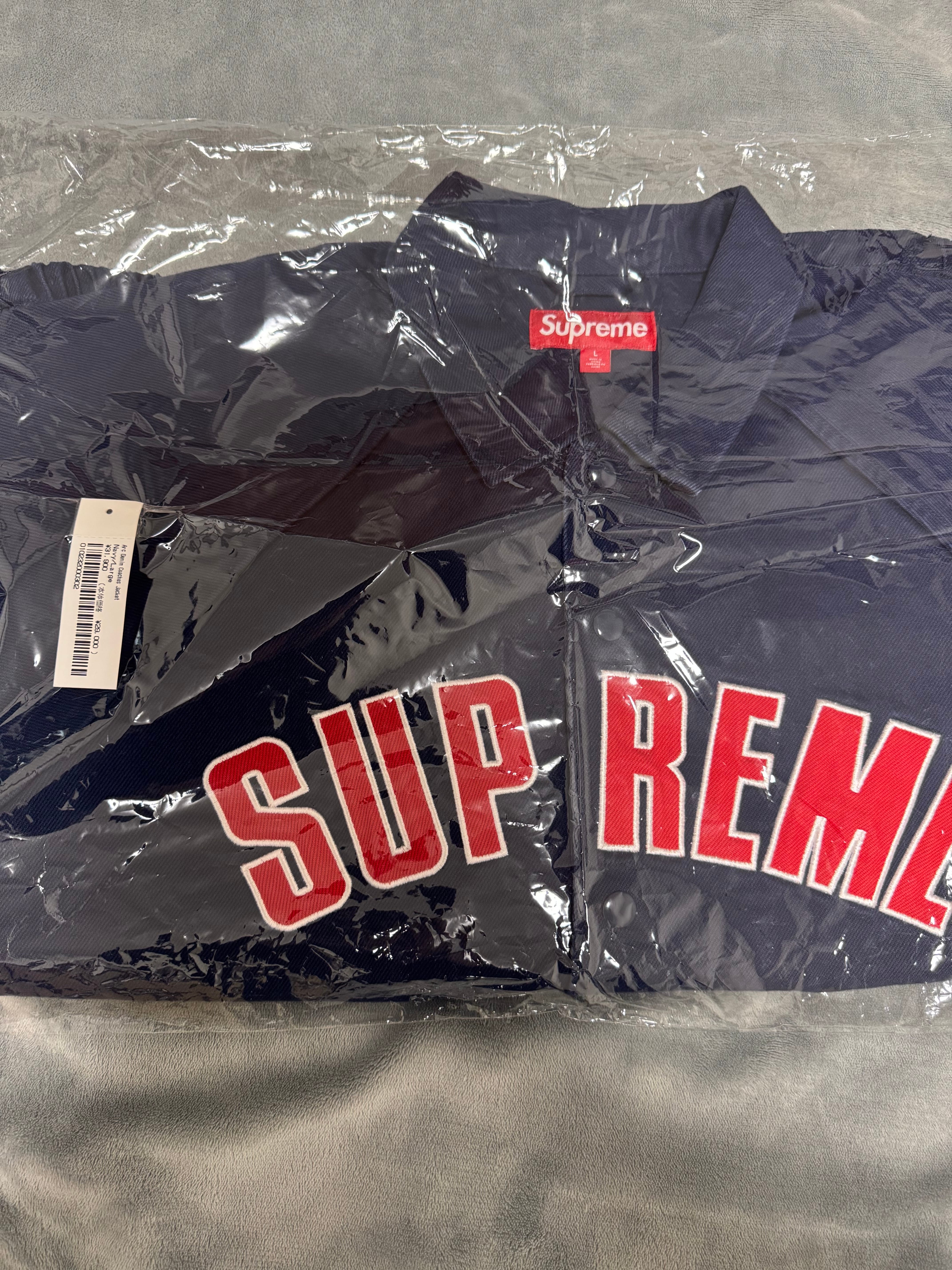 Supreme ARC Denim Coaches Jacket "Navy"