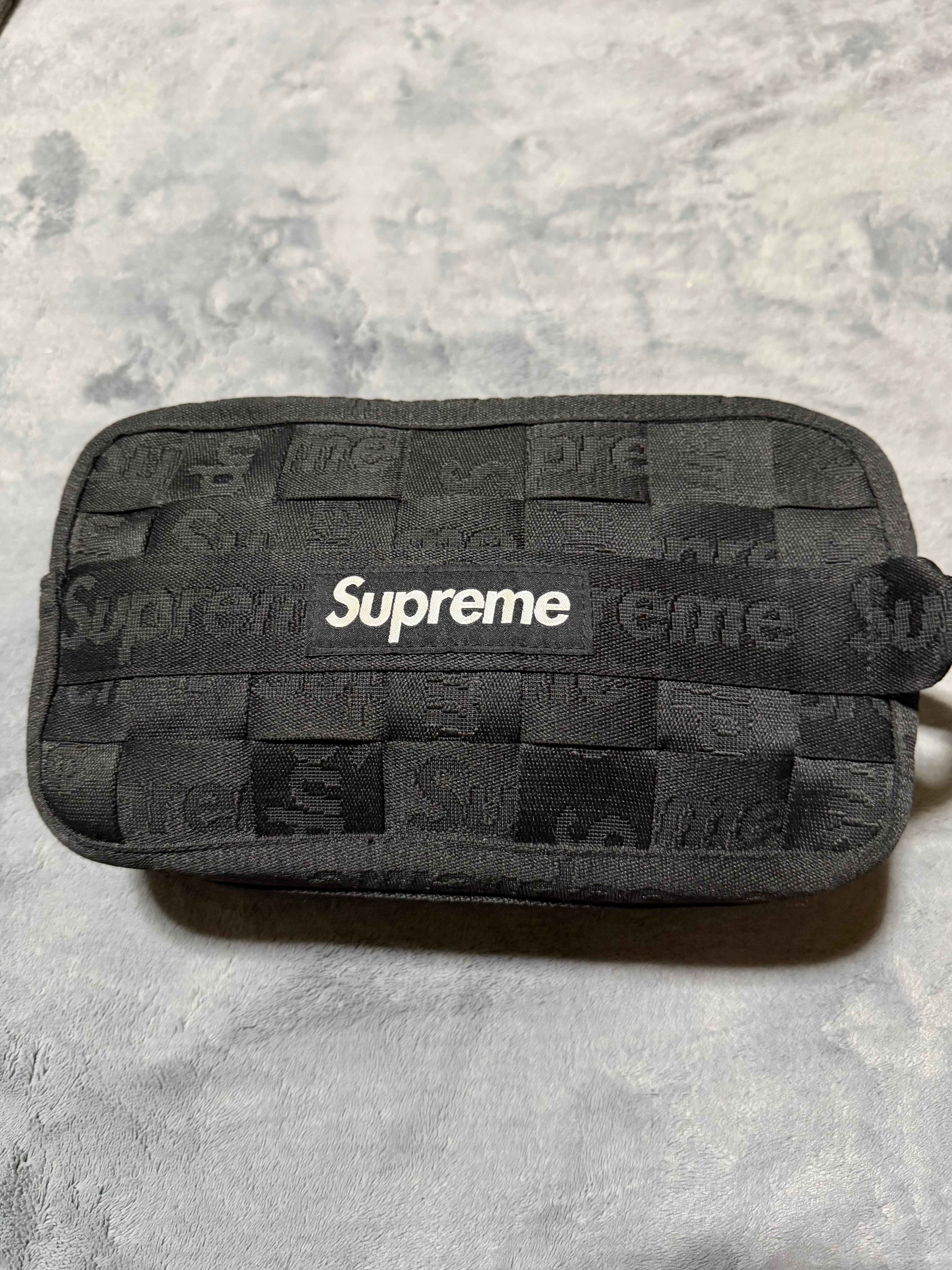 美品 Supreme Woven Utility Bag SS24 黒 ブラック Supreme Woven Utility Bag 